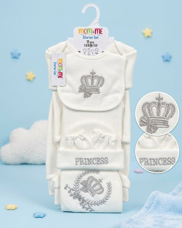 11 Pieces Fleece Starter Set - MM55 - Princess - Silver