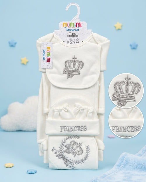 11 Pieces Fleece Starter Set - MM55 - Princess - Silver