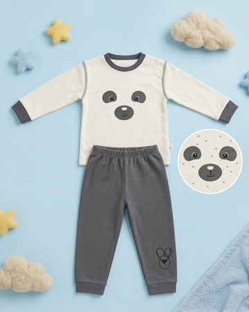 Winter Night Suit - Grey Bear - C3