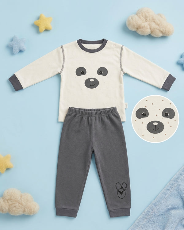Winter Night Suit - Grey Bear - C3