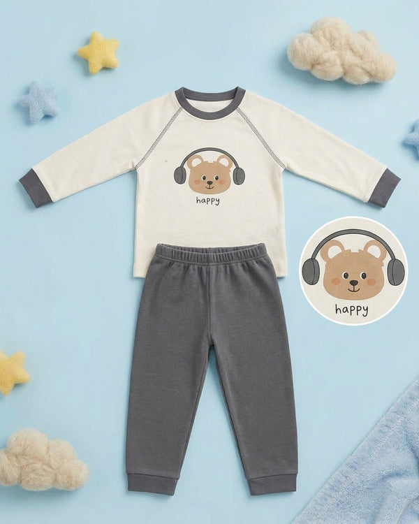 Winter Night Suit - Grey DJ Bear - C7