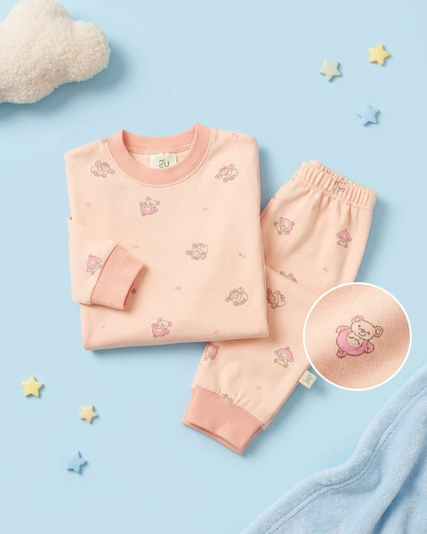 Winter Night Suit - Peach Character - D7