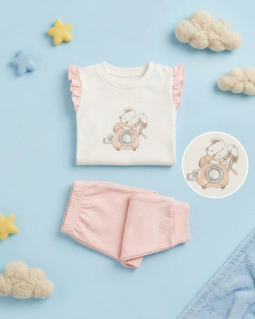 Winter Night Suit - Pink Kitty - C5