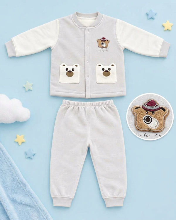Winter Night Suit - Pearl Pocket Bear - C16