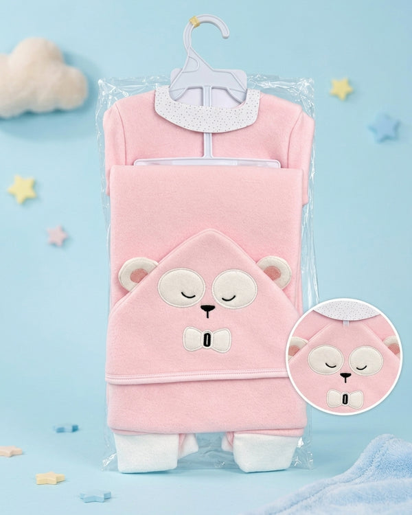 8 Pieces Fleece Starter Set - MM58 - Pink