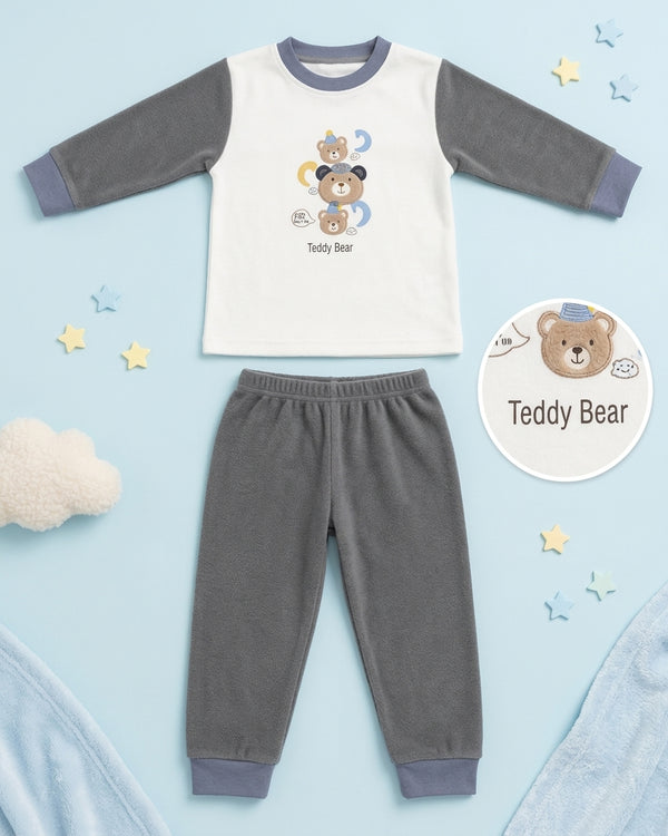 Winter Night Suit - Grey Hello Bear - C13