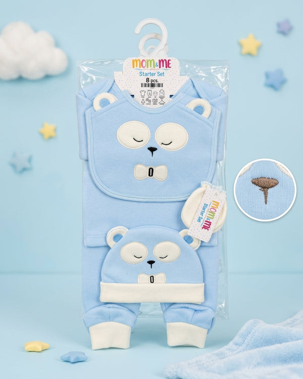 8 Pieces Fleece Starter Set - MM58 - Blue