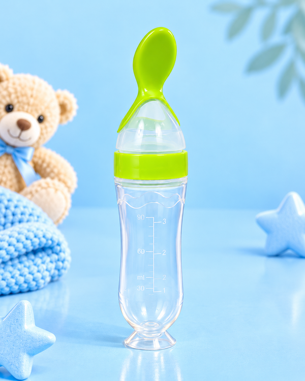 Mumlove Silicone Spoon Feeder - Green
