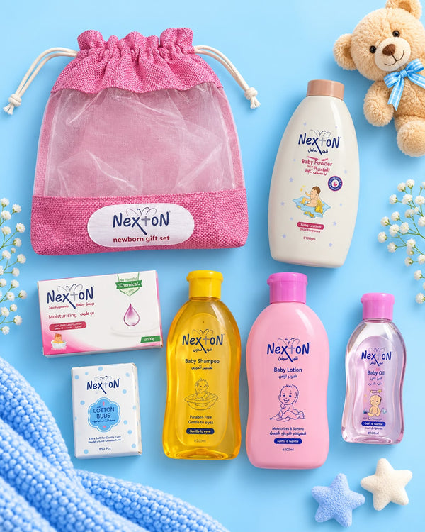 Original NEXTON Newborn Baby Care Gift Set – Complete Baby Care Kit