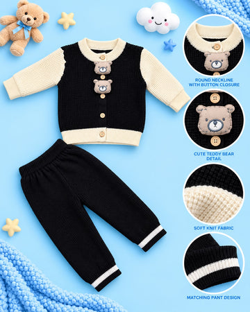 Baby Boy 2-Piece Knitted Winter Outfit Set