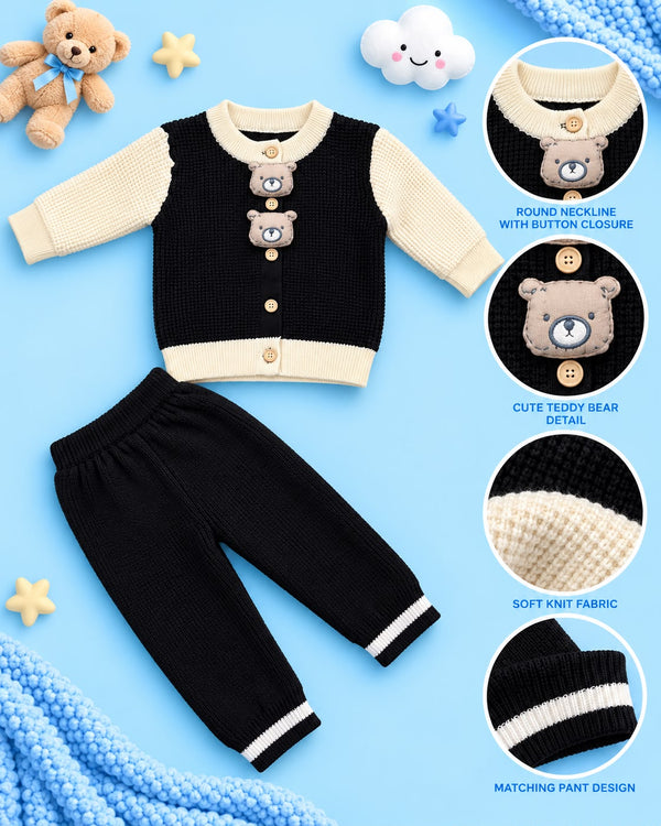 Baby Boy 2-Piece Knitted Winter Outfit Set