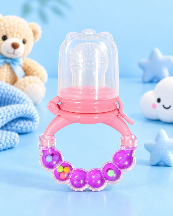Fruit Pacifier - Rattle - Pink
