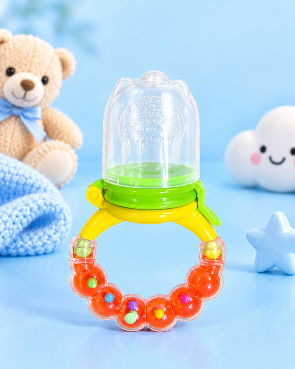 Fruit Pacifier - Rattle - Orange